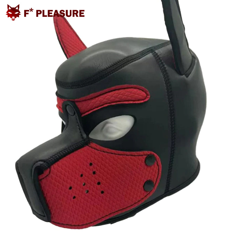 Neoprene Puppy Hood - Red