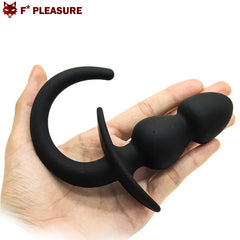 F* Pleasure Silicone Dog Tail Black 