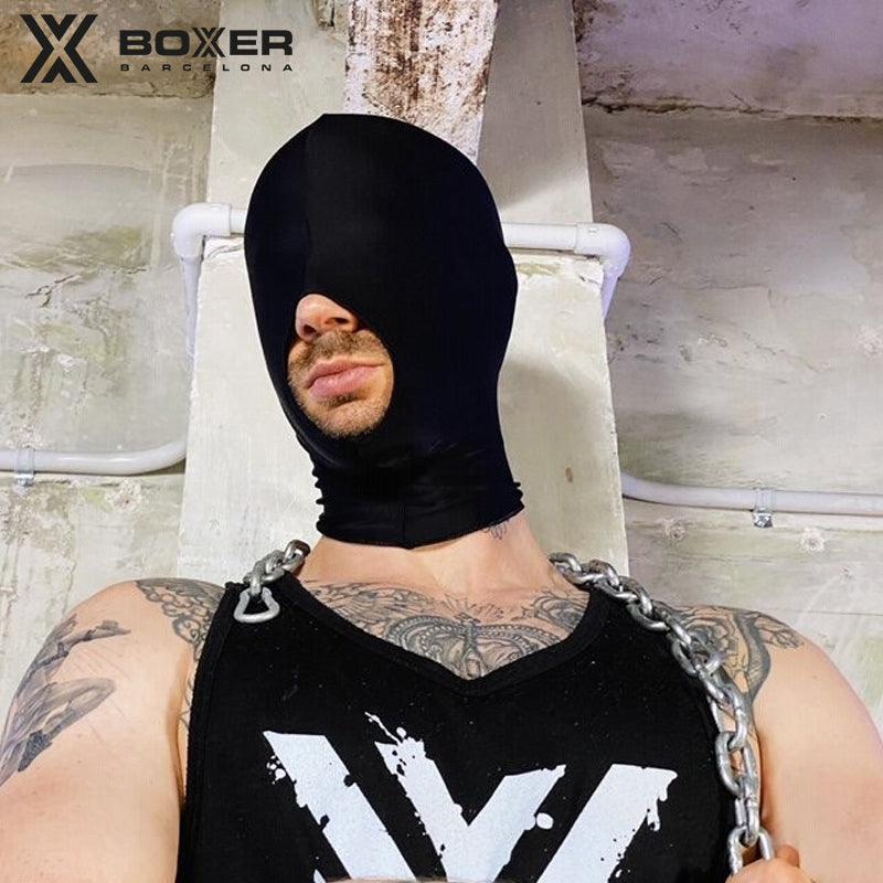 BOXER - Lycra Gimp Mask - Cocksucker & No Eye Holes