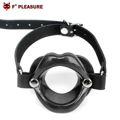 F* Pleasure - Fetish Silicone Lips Gag Black