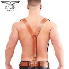 Mister B Leather Braces - Brown