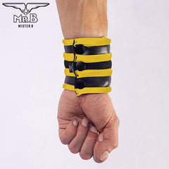 Mister B - Neoprene Wrist Wallet Black Yellow