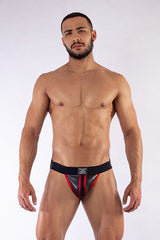 Mister B - Neoprene Jockstrap - Black Red