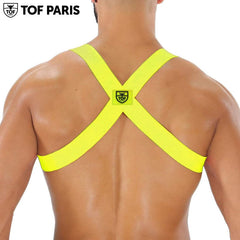 TOF Paris - Party Boy Elastic Harness - Neon Yellow