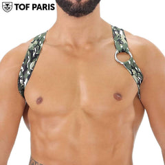 TOF Paris - Party Boy Elastic Harness - Khaki Camo