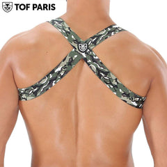 TOF Paris - Party Boy Elastic Harness - Khaki Camo