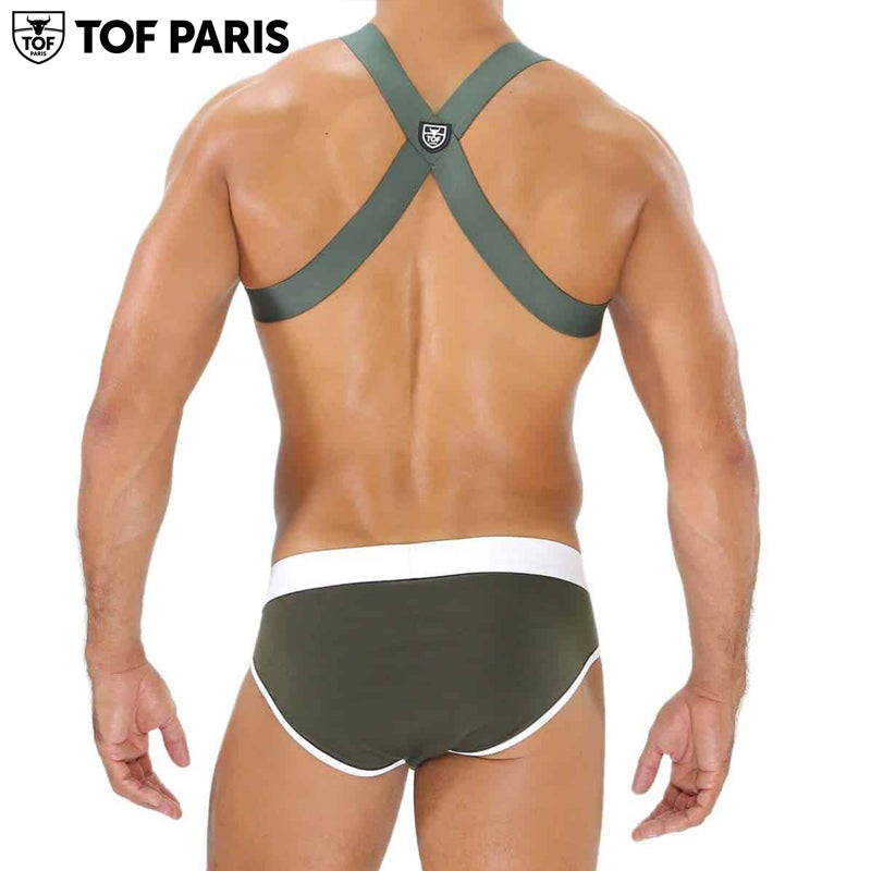 TOF Paris - Party Boy Elastic Harness - Khaki