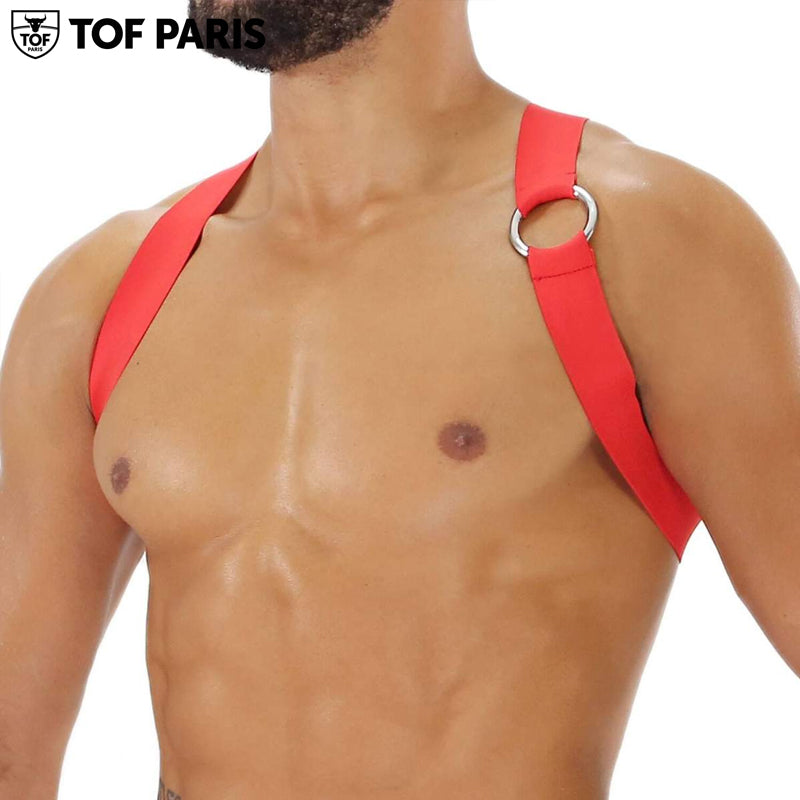 TOF Paris - Party Boy Elastic Harness - Red