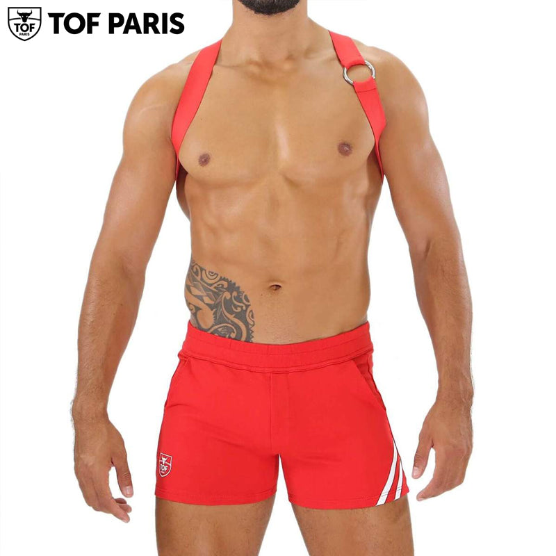 TOF Paris - Party Boy Elastic Harness - Red