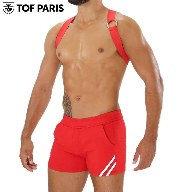 TOF Paris - Party Boy Elastic Harness - Red