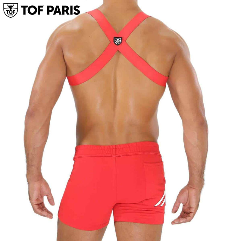 TOF Paris - Party Boy Elastic Harness - Red