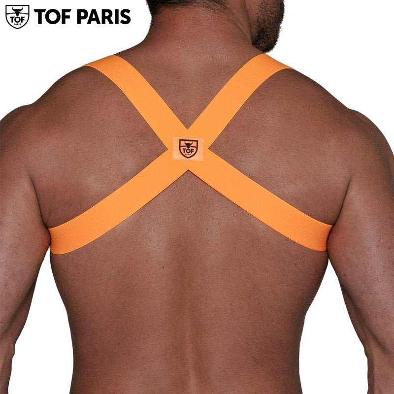 TOF Paris - Party Boy Elastic Harness - Neon Orange