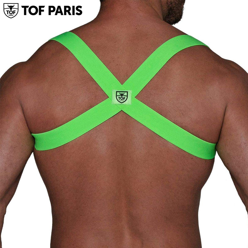 TOF Paris - Party Boy Elastic Harness - Neon Green