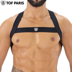 TOF Paris - Fetish Elastic Harness - Black