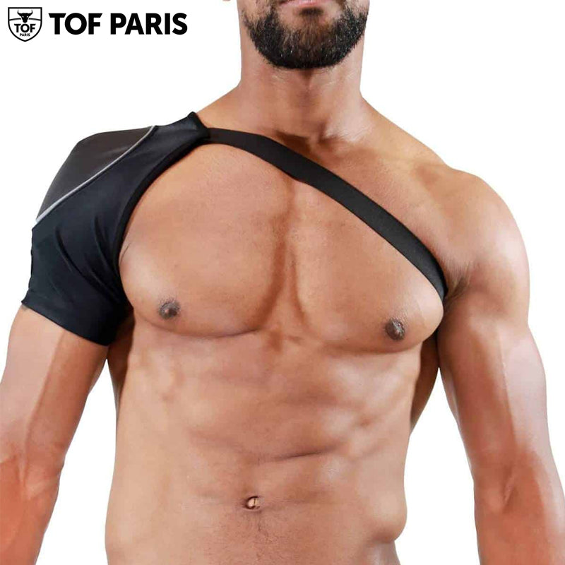 TOF Paris - Shoulder harness Fetish - Black-Black