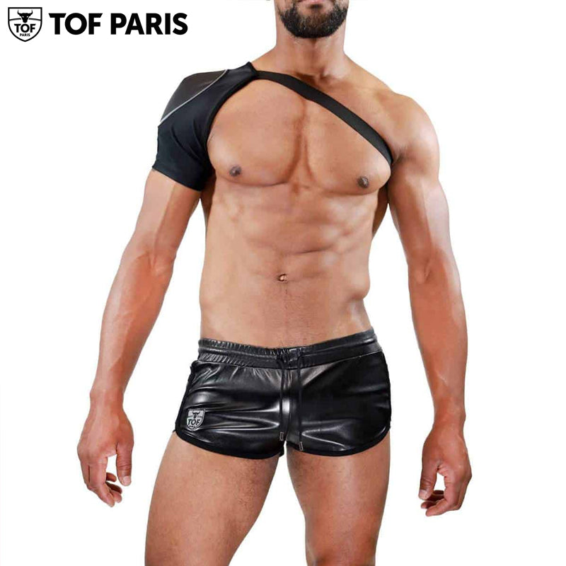 TOF Paris - Shoulder harness Fetish - Black-Black