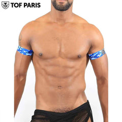 TOF Paris - Biceps band - Blue Camouflage