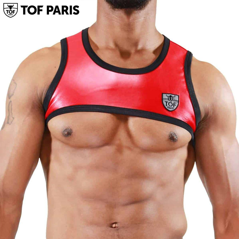 TOF Paris - Deri Harness - Red