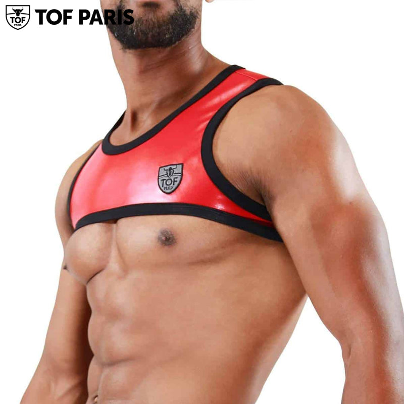 TOF Paris - Deri Harness - Red