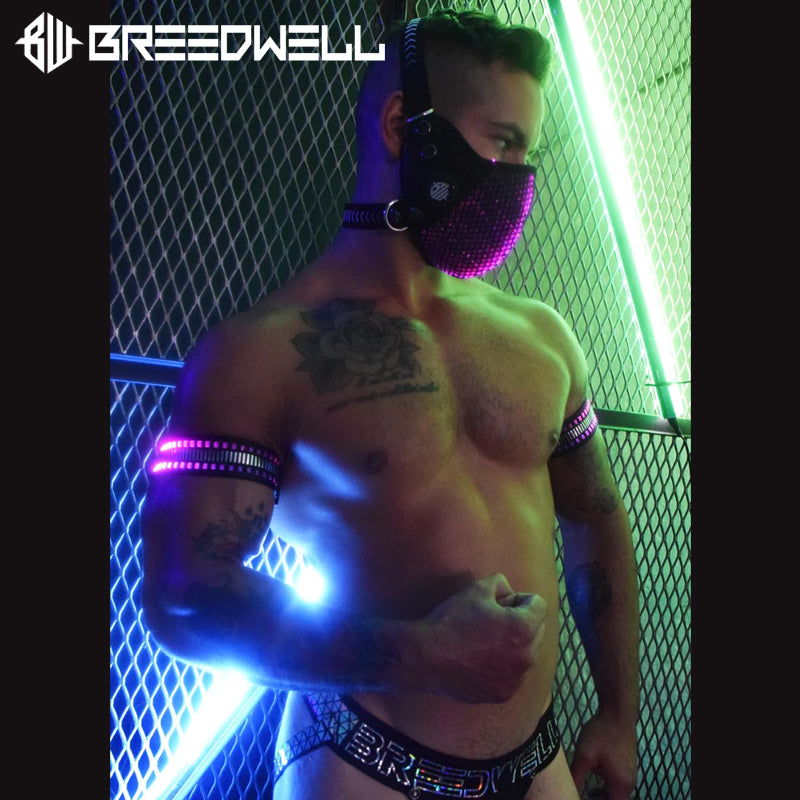 BREEDWELL-MIRROR GLOW ARMBANDS Bicepsband LED Animations