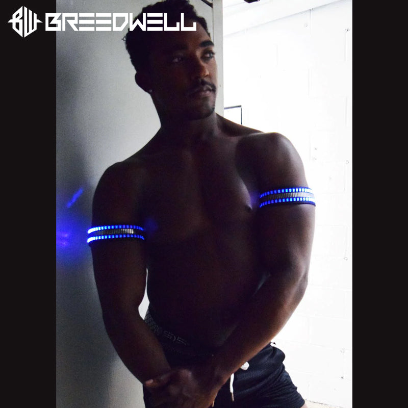 BREEDWELL-MIRROR GLOW ARMBANDS Bicepsband LED Animations