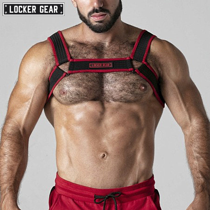 LOCKER GEAR - LOOK AT Mesh Harness - Red