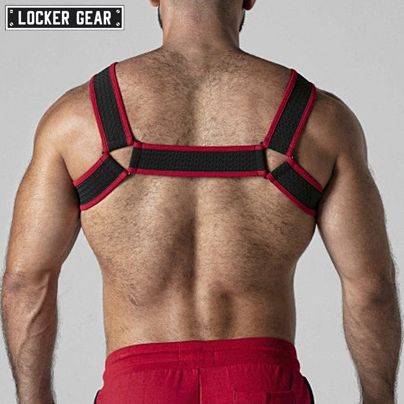 LOCKER GEAR - LOOK AT Mesh Harness - Red