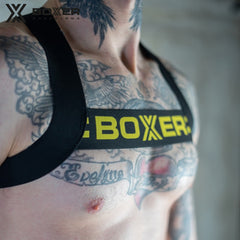 BOXER - Shoulder Harness - Black/Yellow