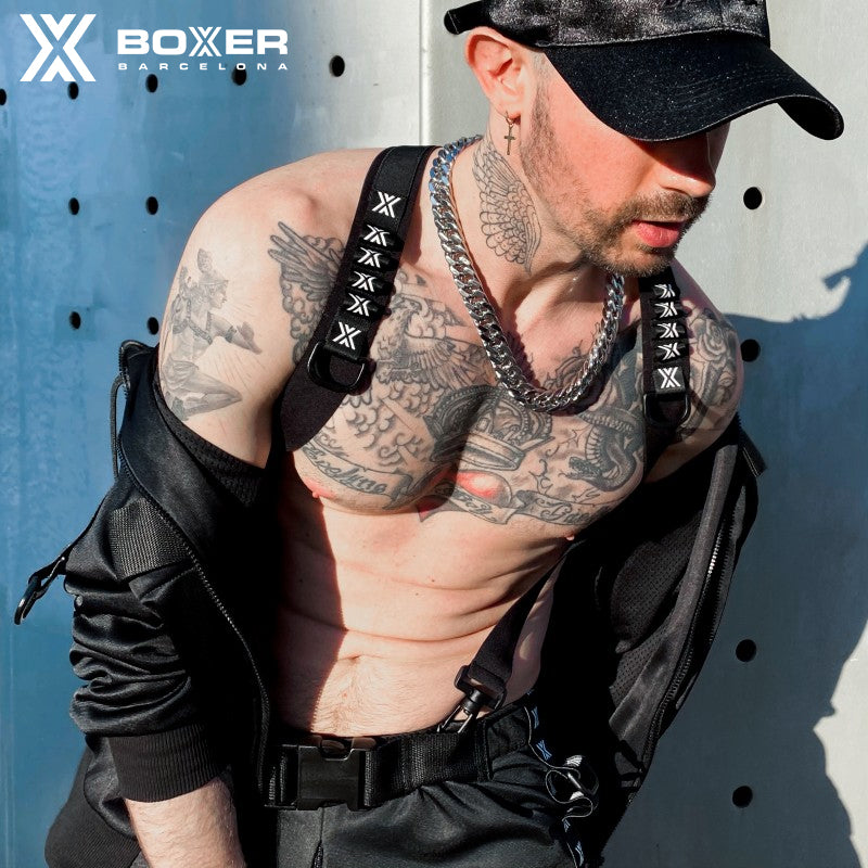 BOXER - Jeans Harness - Black