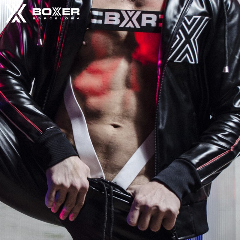 BOXER - BXR Chest & Cock Harness - White