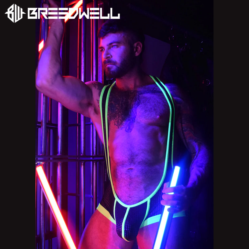 BREEDWELL-DIRTY BOY Fetish Singlet - Neon Green