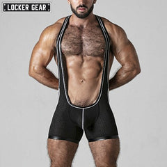 LOCKER GEAR - LOOK AT IT Mesh Singlet - White