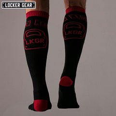 LOCKER GEAR - KEEP THEM ON Socks - Red