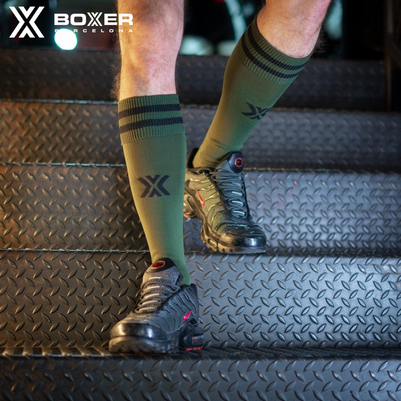 BOXER - Football Socks ARMY - Khaki