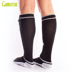 BRUTUS - FXXX Party Socks w. Pockets Black / White