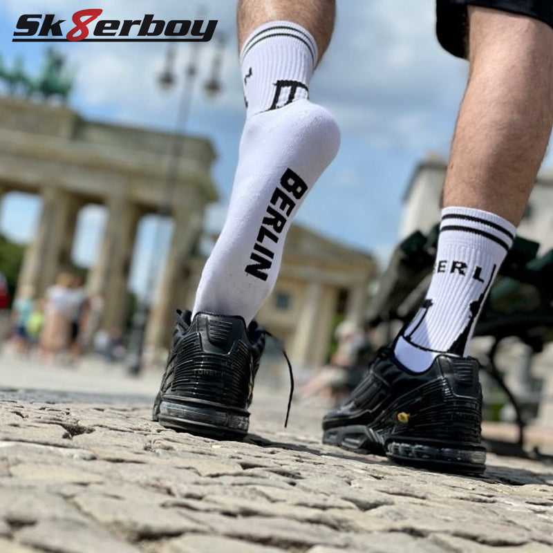 Sk8erboy - Berlin Socks - White