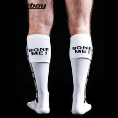 Sk8erboy - BONE ME Socks - White