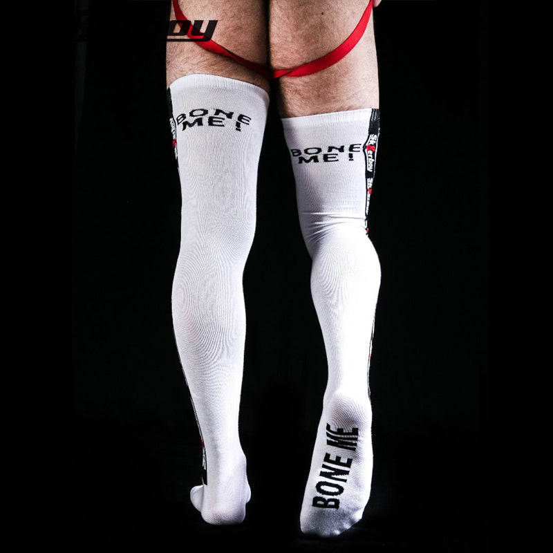 Sk8erboy - BONE ME Socks - White