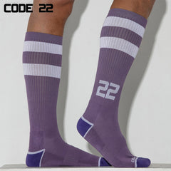 CODE22 - Retro Socks - Purple