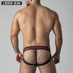 LOCKER GEAR - PUSH IT Mesh Jockstrap - Red