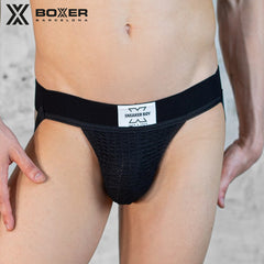 BOXER - Sneaker Boy JOCK Woven Jockstrap - Black