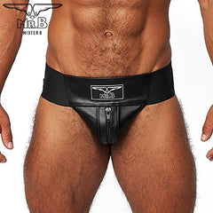 Mister B - Leather Premium Jockstrap - Black