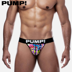 PUMP! - DRIP Jock - Black/Printed