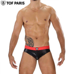 TOF Paris - Fetish Brief - Black-Red