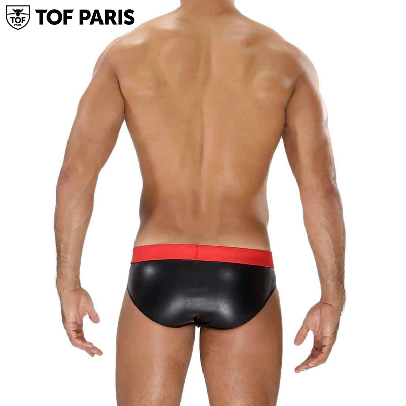 TOF Paris - Fetish Brief - Black-Red