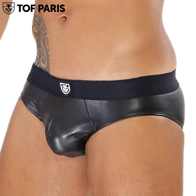 TOF Paris - Fetish Brief - Black-Black