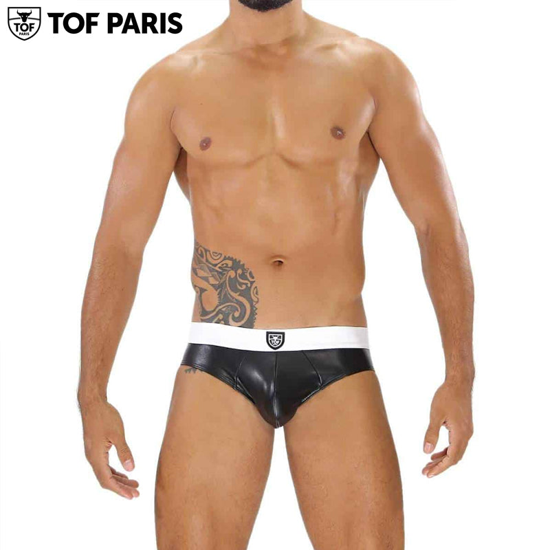 TOF Paris - Fetish Brief - Black-White