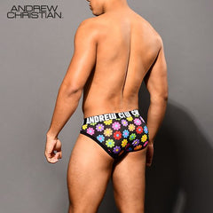 Andrew Christian-Flower Power Mesh Brief w/ ALMOST NAKED®