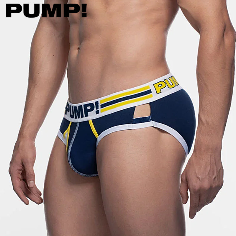 PUMP! - Recharge Sidecut Brief - Blue