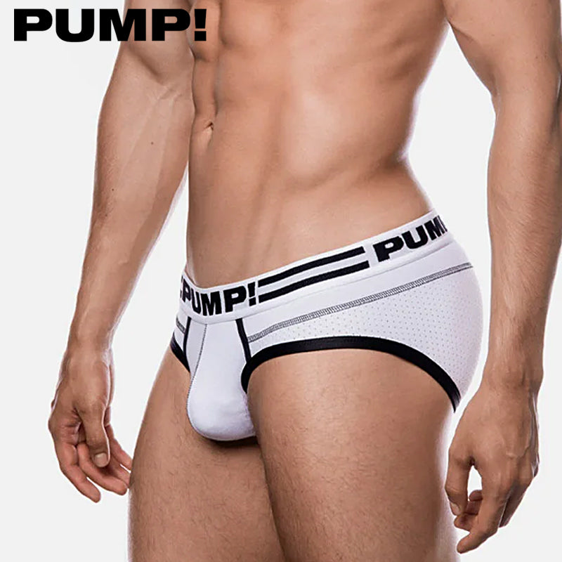 PUMP! - Drop-Kick Brief - White